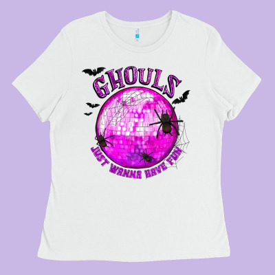 Ghouls Just Wanna Have Fun Ladies Tee Designed By Texasbilliewilder