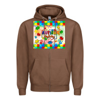 Chestnut autism mom Zipper Hoodie - LillyAllenDesigns