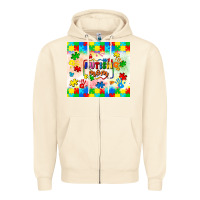 Sandshell autism mom Zipper Hoodie - LillyAllenDesigns