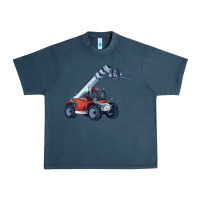 Midnight Navy Telehandler Urban Heavy Tee - LillyAllenDesigns