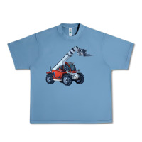 Pebble Blue Telehandler Urban Heavy Tee - LillyAllenDesigns