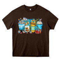 Chocolate Brown hanukkah coffee cups Heavy Core Tee - Zillion Design Studio