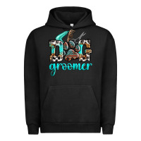 Pigment Black western dog groomer Urban Hoodie - OliviaCreatesArt