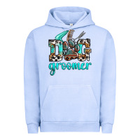 Pigment Grape Ice western dog groomer Urban Hoodie - OliviaCreatesArt
