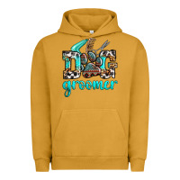 Pigment Peanut Butter western dog groomer Urban Hoodie - OliviaCreatesArt