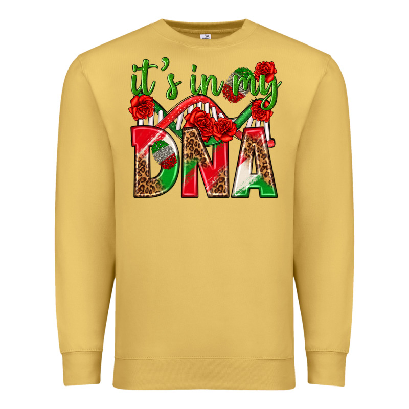 It's In My Dna Mexico Premium Sweatshirt by texasbilliewilder | Teevron