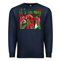 Navy It's In My Dna Mexico Premium Sweatshirt - texasbilliewilder