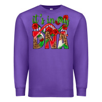 Purple It's In My Dna Mexico Premium Sweatshirt - texasbilliewilder