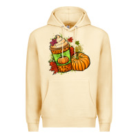 Pina Colada Fall pumpkin coffee Premium Hoodie - NancyCooperArtShop