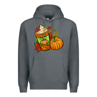 Rock Fall pumpkin coffee Premium Hoodie - NancyCooperArtShop