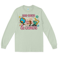 Matcha 100 days of coffe and chaos Long Sleeve Tee - MaliasSmallBusiness