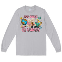 Moon Dust 100 days of coffe and chaos Long Sleeve Tee - MaliasSmallBusiness