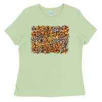Matcha leopard background Ladies Tee - Zillion Design Studio