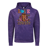 Cloud Purple valentines day love my cowboy Vintage Hoodie - AdoDesignShop