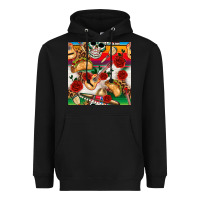 Black mexican  seamless pattern Heavyweight Hoodie - texasbilliewilder