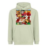 Matcha mexican  seamless pattern Heavyweight Hoodie - texasbilliewilder