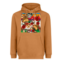 Meerkat mexican  seamless pattern Heavyweight Hoodie - texasbilliewilder