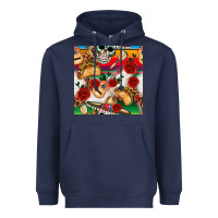 Navy mexican  seamless pattern Heavyweight Hoodie - texasbilliewilder
