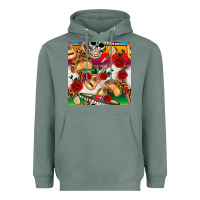 Sage mexican  seamless pattern Heavyweight Hoodie - texasbilliewilder