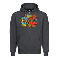 Smoke be kind autism Zipper Hoodie - LillyAllenDesigns