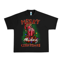 Black merry clucking christmas rooster Urban Heavy Tee - BarkalooDesign