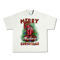 Pistachio merry clucking christmas rooster Urban Heavy Tee - BarkalooDesign