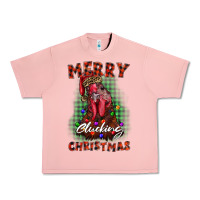 Salmon merry clucking christmas rooster Urban Heavy Tee - BarkalooDesign