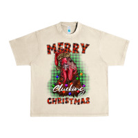 Sandshell merry clucking christmas rooster Urban Heavy Tee - BarkalooDesign