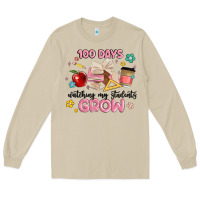 Mushroom 100 days of watching my students grow Long Sleeve Tee - MaliasSmallBusiness