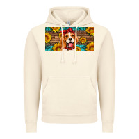 Vintage Artic beagle with sunflowers license plate Vintage Hoodie - Artiststas