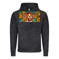 Vintage Black beagle with sunflowers license plate Vintage Hoodie - Artiststas