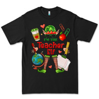 Black im the teacher elf Premium Tee - FaDigitalArtStudio