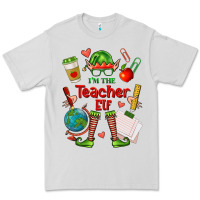 Dove Grey im the teacher elf Premium Tee - FaDigitalArtStudio