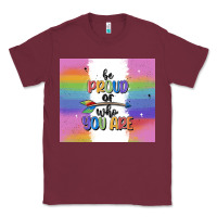 Burgundy be proud of who you are Classic Tee - MaliasSmallBusiness
