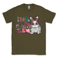 Army Green Little Miss Cotton Tail Classic Tee - CowhideDigitalArt