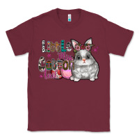 Burgundy Little Miss Cotton Tail Classic Tee - CowhideDigitalArt