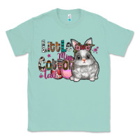 Seafoam Little Miss Cotton Tail Classic Tee - CowhideDigitalArt
