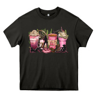 Asphalt let's go girls coffee cups Heavy Core Tee - Zillion Design Studio