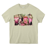 Mossy let's go girls coffee cups Heavy Core Tee - Zillion Design Studio