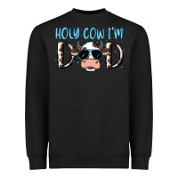 Black holy cow i'm dad Heavyweight Sweatshirt - MaliasSmallBusiness
