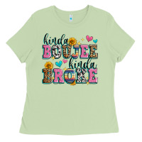 Matcha kinda boujee kinda broke Ladies Tee - Zillion Design Studio