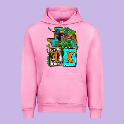 Tx Texas Urban Hoodie Designed By Oliviacreatesart