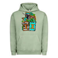 Pigment Oil Green tx texas Urban Hoodie - OliviaCreatesArt