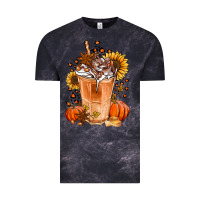 Cloud Black pumpkin spice ice latte Vintage Tee - Jasminsmagicworld