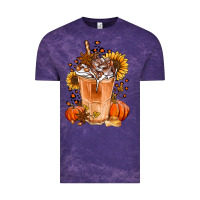 Cloud Purple pumpkin spice ice latte Vintage Tee - Jasminsmagicworld