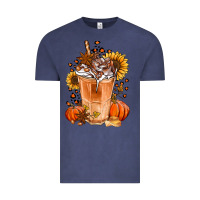 Vintage Denim pumpkin spice ice latte Vintage Tee - Jasminsmagicworld