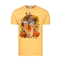 Vintage Mustard pumpkin spice ice latte Vintage Tee - Jasminsmagicworld