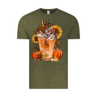 Vintage Olive pumpkin spice ice latte Vintage Tee - Jasminsmagicworld