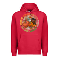 Cardinal Bonfires flannels smores campfires pumpkin Premium Hoodie - NancyCooperArtShop
