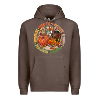 Coffee Bonfires flannels smores campfires pumpkin Premium Hoodie - NancyCooperArtShop